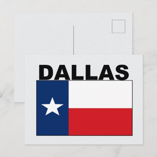 Dallas Postkarte (Vorne/Hinten)