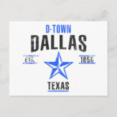Dallas Postkarte (Vorderseite)