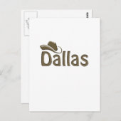 Dallas Postkarte (Vorne/Hinten)