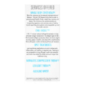 Dallas-Schauer + Heilen Sie Rackcard Werbekarte (Hinten)