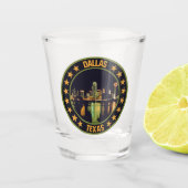 Dallas Schnapsglas (Vorderseite)