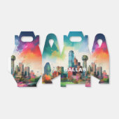 Dallas Skyline Abstrakt Art Geschenkschachtel (Ungefaltet)