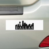 Dallas-Skyline Autoaufkleber (Auf Auto)