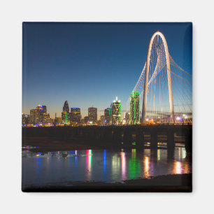 Dallas-Skyline-Dämmerung Magnet