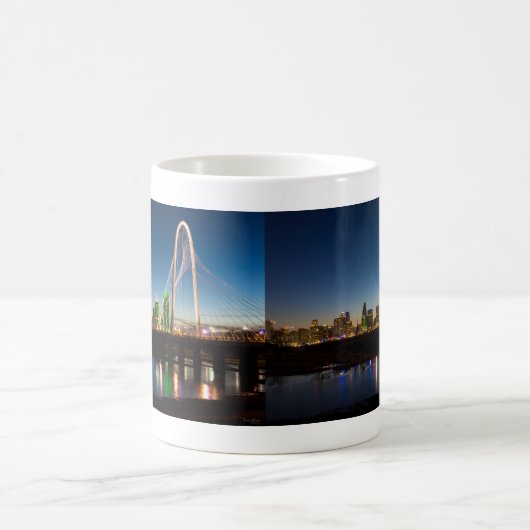 Dallas Skyline Dawn Coffee Tasse (Mittel)
