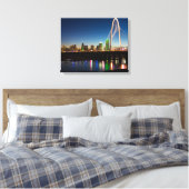 Dallas Skyline Dawn Leinwanddruck (Insitu (Schlafzimmer))