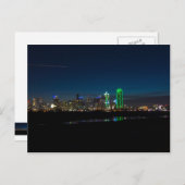 Dallas Skyline Dawn Pano Postkarte (Vorne/Hinten)