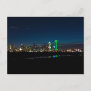 Dallas Skyline Dawn Pano Postkarte