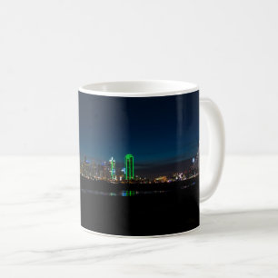 Dallas Skyline Dawn Pano Tasse