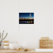 Dallas Skyline Dawn Poster (Küche)