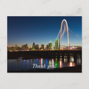 Dallas Skyline Dawn Postkarte