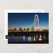 Dallas Skyline Dawn Postkarte (Vorne/Hinten)