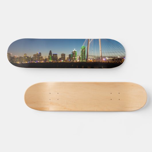 Dallas Skyline Dawn Skateboard (Horizontal)