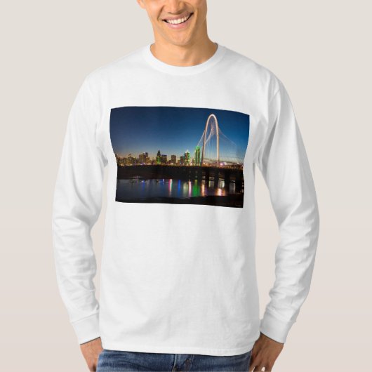 Dallas Skyline Dawn T-Shirt (Vorderseite)