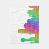 Dallas-Skyline Fleecedecke (Vorderseite)