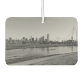 Dallas Skyline Grayscale Autolufterfrischer (Vorderseite)