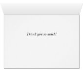 Dallas Skyline Hunt Danke Karte (Innenansicht Horizontal (Unten))