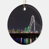 Dallas Skyline Hunt Keramik Ornament (Links)