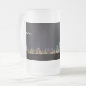 Dallas Skyline Hunt Mattierte Tasse (Vorderseite Links)