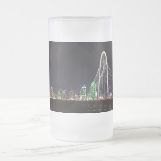 Dallas Skyline Hunt Mattierte Tasse (Mittel)