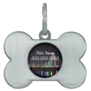 Dallas Skyline Hunt Pet ID Tag Tiermarke