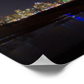 Dallas Skyline Hunt Poster (Ecke)