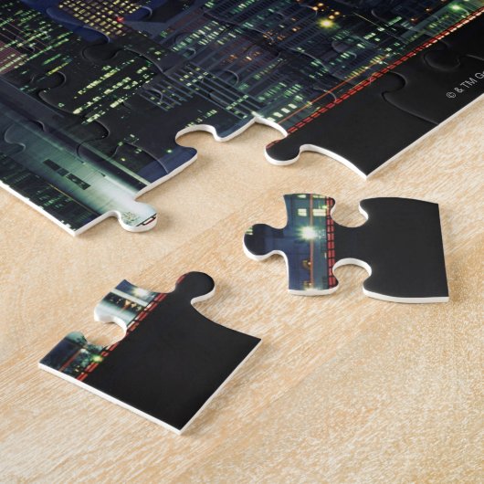 Dallas Skyline in der Nacht Puzzle (Seite)