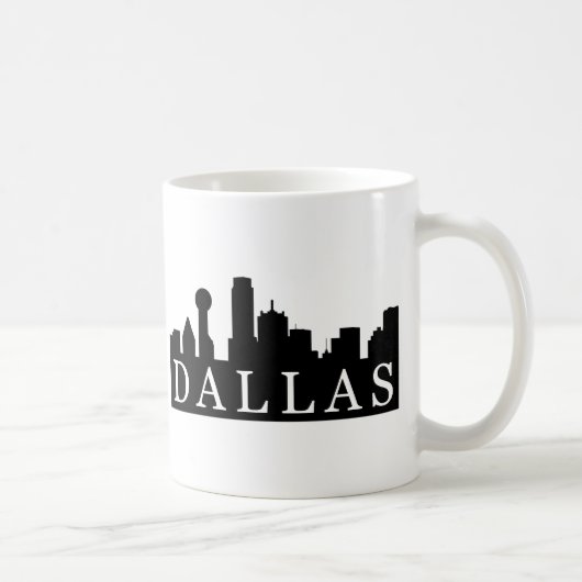 Dallas-Skyline Kaffeetasse (Rechts)