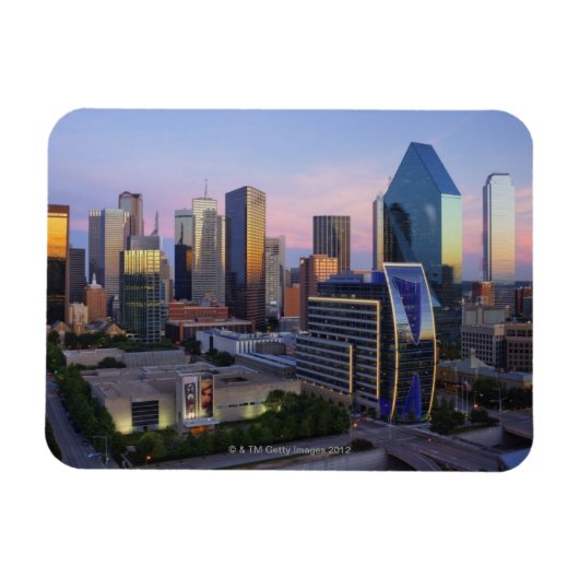 Dallas Skyline Magnet (Horizontal)