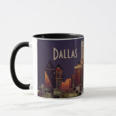 Dallas-Skyline nachts Tasse (Links)