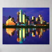 Dallas Skyline Poster (Vorne)