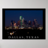 Dallas Skyline Poster (Vorne)