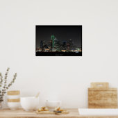 Dallas Skyline Poster (Küche)