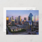Dallas Skyline Postkarte (Vorne/Hinten)