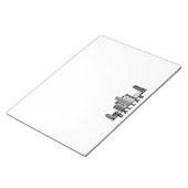 Dallas Skyline Silhouette Notizblock (angewinkelt)