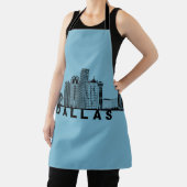 Dallas Skyline Silhouette  Schürze (InSitu)