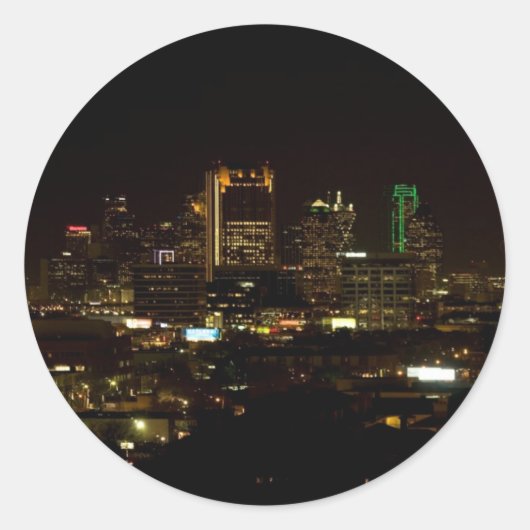 Dallas Skyline Stickers (Vorderseite)