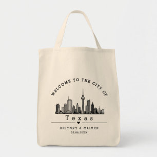 Dallas Skyline-Tasche – Individuelle Hochzeitsguns Tragetasche
