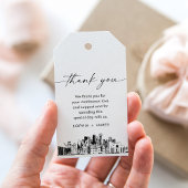 Dallas Skyline Wedding Vielen Dank für Ihre Unters Geschenkanhänger