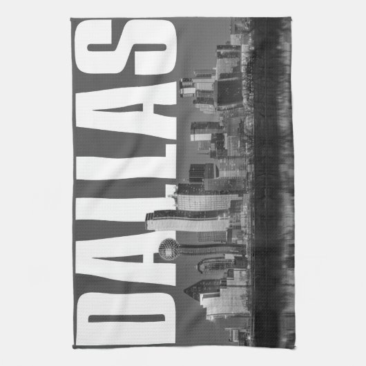 Dallas-Stadtbild Küchentuch (Vertikal)
