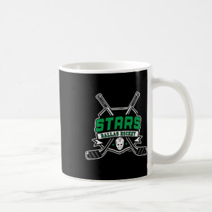 Dallas Stars Hockeyschläger Schwarz Offiziell Lize Kaffeetasse