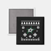 Dallas Stars Ugly Christmas Sweater Holidaze Magnet (Vorderseite/Rückseite)