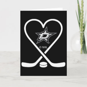 Dallas Stars Valentinstags-Sticks Grün Nhl Offizie Karte