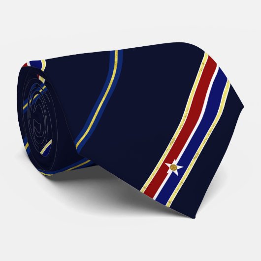 Dallas stripes-Flagge Krawatte (Gerollt)