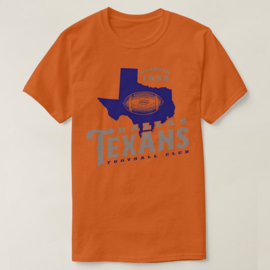Dallas Texans T-Shirt (Design vorne)