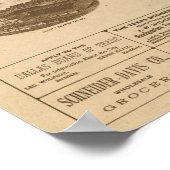 Dallas Texas 1892 Antique Panoramabalkarte Poster (Ecke)