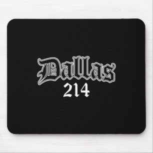 Dallas Texas 214 Mousepad