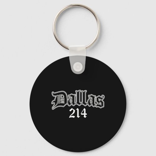 Dallas Texas 214 Schlüsselanhänger (Vorderseite)