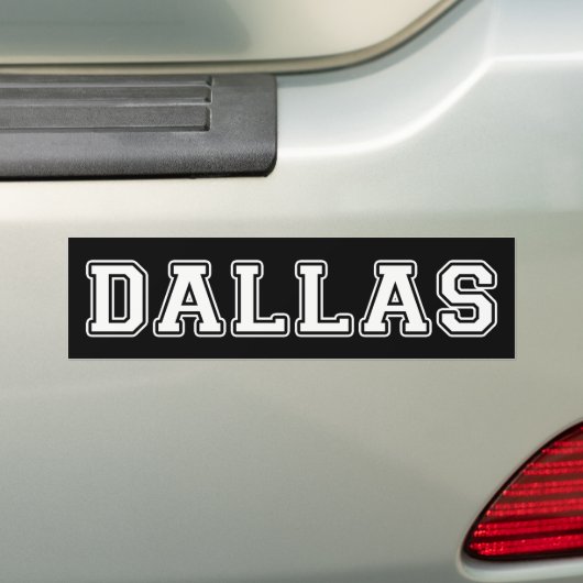 Dallas Texas Autoaufkleber (Auf Auto)
