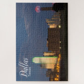 Dallas Texas City Skyline Jigsaw Puzzle (Vertikal)